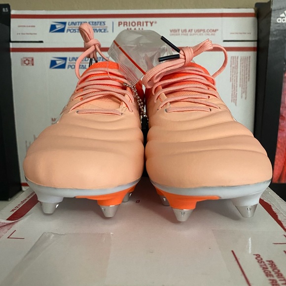 SOLD ❌ Mercari Adidas Copa 19.1 SG Pink Soccer Cleats G25816 Women’s Size 8.5 - Picture 7 of 12